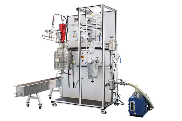 5L熔融聚合反應(yīng)釜合成裝置右視