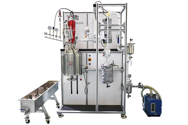 5L熔融聚合反應(yīng)釜成套裝置正視圖